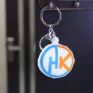 Company logo as a personalized keychain, best promotional idea