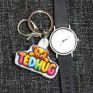 Tedhug personalized keychain, a custom gift for promotion